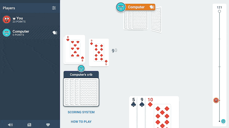 Como jogar Cribbage Blog Gameplay The Peg